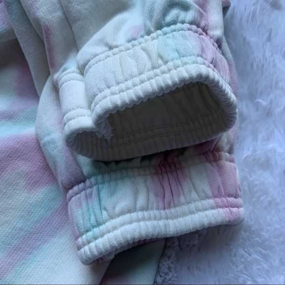 All Saints | NWT Size 10 Pippa Yellow & Lilac Tie Dye Joggers orig $155 - Picture 7 of 16